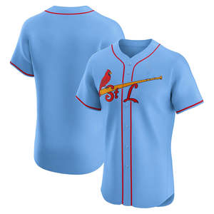 2025 hombres St. Louis alternativo azul claro limitado Jersey camisetas de béisbol personalizadas logotipos bordados transpirable de talla grande cosido - Product Image 3
