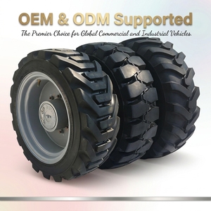 Neumático de Alta Calidad para Minicargadora 12-16.5 10-16.5, Patrón R-4 para Cargadora Bobcat, Venta al por Mayor de Fábrica de Neumáticos para Construcción Industrial - Product Image 6