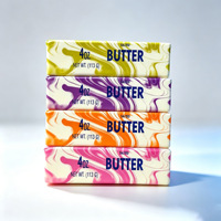 Bâton de beurre en marbre, jouet sensoriel anti-stress à remontée lente, cadeau esthétique en mousse PU souple, vente en gros