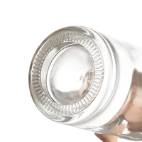 Bouteille en verre de liqueur de qualité supérieure personnalisée Super Flint directe d'usine