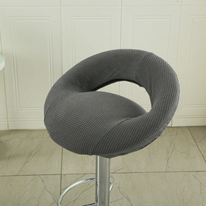 Elastic semi-circular height-adjustable <strong>bar</strong> <strong>stool</strong> seat <strong>cover</strong> - Product Image 6