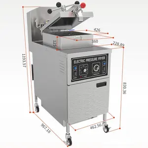 TENSHINE directe D'usine MDXZ-24 Kfc Poulet Automatique Pression Sans Comptoir Friteuse