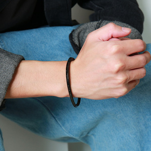 2026 Wholesale Waterproof Vintage Stainless Steel <b>Cuff</b> Fashion Bangle <b>Bracelet</b> Men's 18K Gold/<b>Silver</b> Plated Gift - Product Image 4