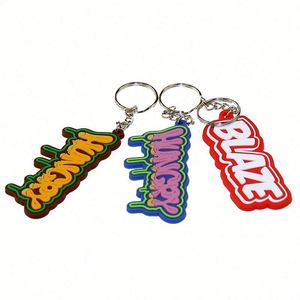 Llaveros de PVC con Forma de Letras Personalizadas, Diseño Gratuito, Venta al Por Mayor Sin Pedido Mínimo - Product Image 1