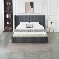 Lit complet de luxe avec rangement intégré, disponible en tailles Queen, Double, King Size et Matrimonial
