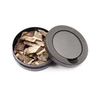 Venda quente metal redondo snus lata caixa atacado tabaco latas para fumar