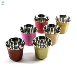 <span class=keywords><strong>Taza</strong></span> de Espresso <span class=keywords><strong>Pixie</strong></span> de Acero Inoxidable de 80 ml, <span class=keywords><strong>Taza</strong></span> de Café Espresso de Doble Pared, <span class=keywords><strong>Taza</strong></span> para Vino - Product Image 2