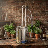 Alambic électrique à alcool avec cœur en cuivre à 4 couches pour la distillation à la vapeur du whisky, du gin et des huiles essentielles