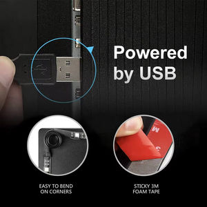 Retroiluminación LED para TV, diodo emisor de luz con control remoto y aplicación, sincronización de retroiluminación de TV USB de 5 V - Product Image 3