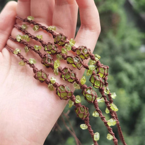 Chữa Bệnh Tinh Thể Vòng Đeo Tay Đá Quý Tự Nhiên Đá Hoa Vòng Đeo Tay Thiền Cân Bằng Có Thể Điều Chỉnh Ủng Hộ Đám Cưới Quà Tặng Cho Khách - Product Image 3