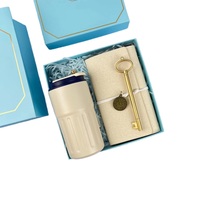 Coffret Cadeau d'Invitation Exclusif Haut de Gamme pour Demoiselle d'Honneur - Journal à Feuillets Mobiles A6 avec Couverture en Tissu
