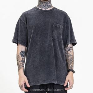 เสื้อยืดโอเวอร์ไซส์วินเทจแบบใหม่ สกรีนโลโก้ตามสั่ง - Product Image 3