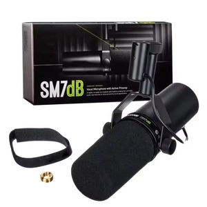 ميكروفون ديناميكي نشط SM7dB SM7B مع مدخل XLR للاستخدام المكتبي، مزود بمضخم صوت مدمج للبودكاست والبث والتسجيل - Product Image 2
