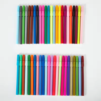 Échantillon Gratuit – Stylo à Pointe Fine 12 Couleurs, Encre à Base d'Eau Non Toxique Lavable, Pointe Ronde de 1 mm, Pour Dessin et Peinture Enfants