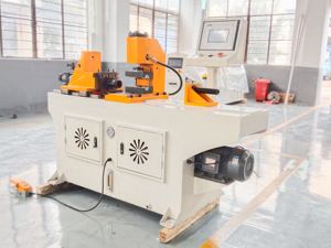 מכונות לעיצוב קצה צינורות נירוסטה לרגלי ספות רהיטים חצי-אוטומטיות - Product Image 2