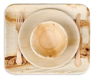 Most Selling Natural Palm Leaf <b>Plates</b> with Premium <b>Disposable</b> Serving <b>Plates</b> for Corporate Events and Banquets Use for Export - Product Image 5