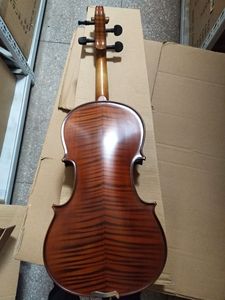 Violon en bois massif de couleur profonde, flammé, universel, modèle le plus récent, avec étui de violon - Product Image 3