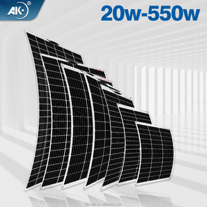 AK Custom High-Efficiency 20W-550W Silicon <strong>Solar</strong> Photovoltaic Modules Semi-Flexible <strong>Solar</strong> <strong>Panels</strong> for Mobile N-Type Sola <strong>Panel</strong> - Product Image 2