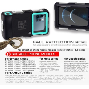 Fábrica al por mayor bajo <span class=keywords><strong>el</strong></span> agua 15M IP68 Universal buceo impermeable funda de <span class=keywords><strong>teléfono</strong></span> con cordón ForSamsung/iPhone/Huawei/Xiaomi/<span class=keywords><strong>Google</strong></span> - Product Image 6