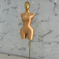Maniquí Femenino de Gran Tamaño con Glúteos Grandes, Totalmente Ajustable, Maniquí BBL Elegante con Forma de S, Maniquí Curvilíneo con Soporte, Maniquí de Torso
