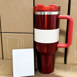 Vaso Térmico de Acero Inoxidable de 40 oz con Asa, Taza de Viaje Aislada para Café, Botella de Agua Reutilizable de Gran Capacidad para Bebidas Frías y Calientes - Product Image 2