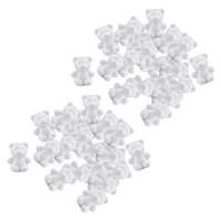 Ornements de polystyrène en mousse de polystyrène en forme de petit ours blanc DIY Craft Bear pour la décoration