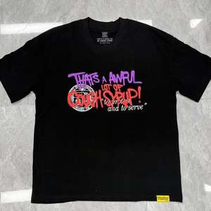 قميص رجالي 100% قطن للطباعة المنتفخة، قميص محبوك فضفاض خفيف الوزن بتصميم عصري ووزن قماش 220 جرام - Product Image 2