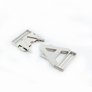 Zinc Alloy Side Release Buckle 40mm Inner Diameter Durable For Bags Adjustable <b>Webbing</b> Backpack Metal Buckles - Product Image 2