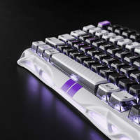 Teclado Mecánico para Juegos GravaStar Mercury V75 HE con Estructura de Junta, Cableado, Aleación de Aluminio, Interruptor Magnético Jade PRO