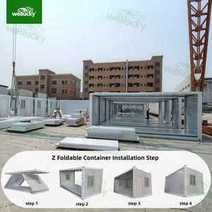 Casa Contenedor Plegable Prefabricada de 20 pies, Económica, de Instalación Rápida y Fácil Montaje, con Acero Galvanizado - Product Image 3