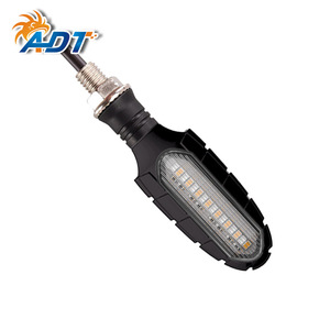 ไฟวิ่งกลางวันแบบสแกนสีขาว ADT พร้อมไฟเลี้ยวสีเหลืองแบบเรียงลำดับ - Product Image 1