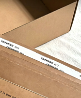 Sacs en papier kraft brun avec logo personnalisé, sacs d'emballage imprimés à plat pour l'expédition de vêtements en e-commerce