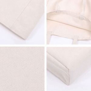 Sac fourre-tout en toile de coton vierge écologique personnalisé pour femme, idéal pour le shopping – Vente en gros - Product Image 6