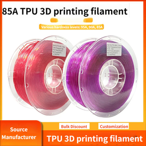 Transparent Purple TPU 85A 1.75mm Flexible Filament 1KG for <b>3D</b> <b>Printer</b> - Product Image 2