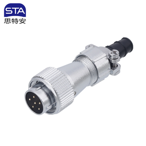 2 3 4 5 6 7 8 9 10 lõi công nghiệp vuông phía sau Nut ổ cắm cong wf16 không thấm nước hàng không cắm ti mặt bích ổ cắm Z kết nối - Product Image 4