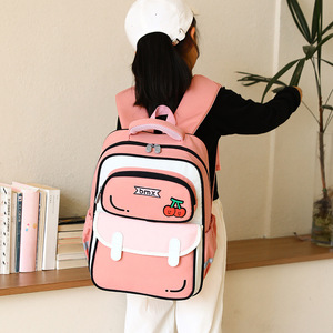 Factory Customized High-quality Girls' <b>Backpacks</b> Large Capacity Cute <b>Student</b> Schoolbags Waterproof Wear-resistant Kids Bags - Product Image 5