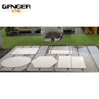 Machine de découpe de dalles de granit et de marbre CNC 5 axes avec scie à pont et écran tactile, moteur servo haute productivité