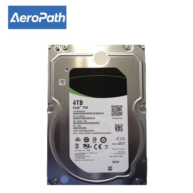 Exos 7E8 ST4000NM0035 4TB 7200RPM 512n SATA 6Gb/s 128MB Cache 3.5" Internal Hard Drive