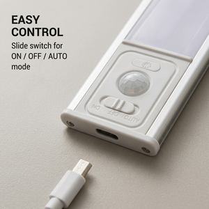 Smart Under Cabinet <b>LED</b> <b>Light</b> Rechargeable Motion <b>Sensor</b> Closet Kitchen <b>Light</b> Aluminum Body Type-C - Product Image 4
