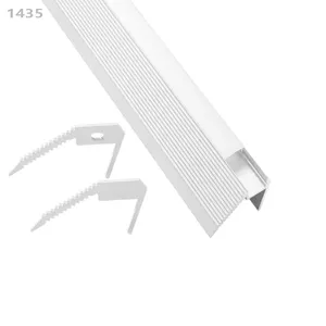 단계 빛/Led 단계 빛 영화관 14*35 를 위한 led 층계 Nosing/알루미늄 단면도