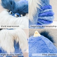 Fabricant de peluches personnalisées ODM OEM, jouets en peluche, peluche monstre bleu personnalisée pour cadeaux