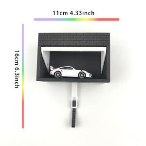 Porta Llaves Rectangular de Plástico Impreso en 3D para Garaje con Llavero de Apertura de Puerta - Product Image 3