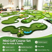 Tapis de golf portable en gazon artificiel pour mini-golf extérieur, idéal pour la location événementielle et l'entraînement au golf