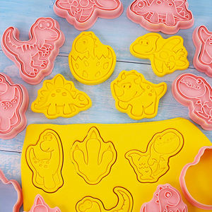 Set di 8 Stampi per Biscotti 3D a Forma di Veicoli da Costruzione, per Bambini, Ramadan e San Valentino - Product Image 6