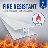 Raccord de conduit en PVC monobloc écologique et résistant à l'humidité pour système de ventilation d'hôtels et de bureaux
