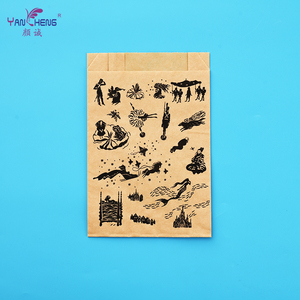 Bolsa de <span class=keywords><strong>Papel</strong></span> Kraft Reciclado de Tamaño Personalizado <span class=keywords><strong>para</strong></span> Panadería, Bolsa de Transporte <span class=keywords><strong>para</strong></span> Alimentos, Comida <span class=keywords><strong>para</strong></span> Llevar, Bolsa de Almuerzo - Product Image 6