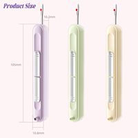 Mini-outil multifonctionnel pour enfiler les aiguilles – Idéal pour les personnes âgées, les travaux manuels, la couture, la broderie, le tricot et le retrait de fils.