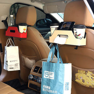 Vendita calda su misura per auto Organizer 600d poliestere multifunzionale sedile posteriore scatola del tessuto con tasca appesa per auto - Product Image 5