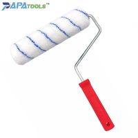 Rouleau de peinture de qualité supérieure 10 pouces avec poignée robuste pour murs, plafonds et sols, idéal pour la maison et les travaux de peinture intérieure.