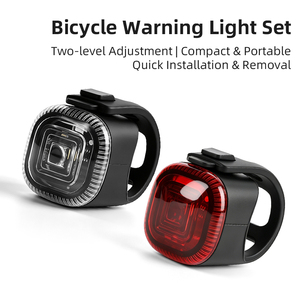 방수 자전거 경고등 LED 전조등 야간 라이딩용 MTB 후미등 사이클링 액세서리 - Product Image 1